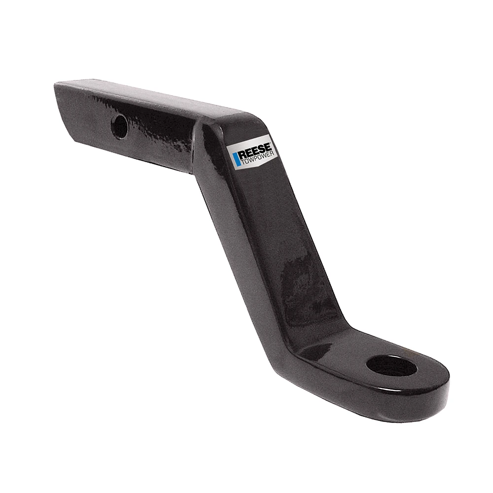 REESE steel ball mount for towing on a 2-inch hitch receiver with high strength and safety features