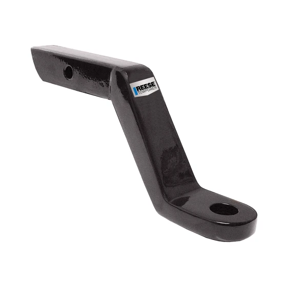 REESE steel ball mount for towing on a 2-inch hitch receiver with high strength and safety features