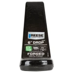 REESE steel ball mount for towing on a 2-inch hitch receiver with high strength and safety features