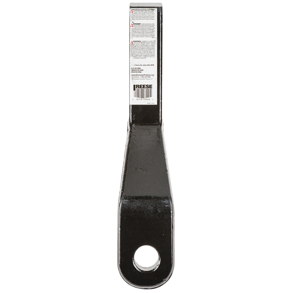 REESE steel ball mount for towing on a 2-inch hitch receiver with high strength and safety features