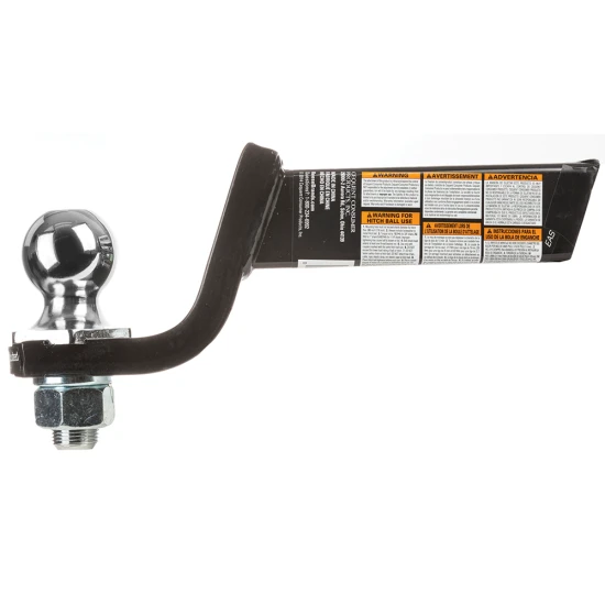 REESE starter kit including ball mount, pre-torqued hitch ball, pin and clip for towing