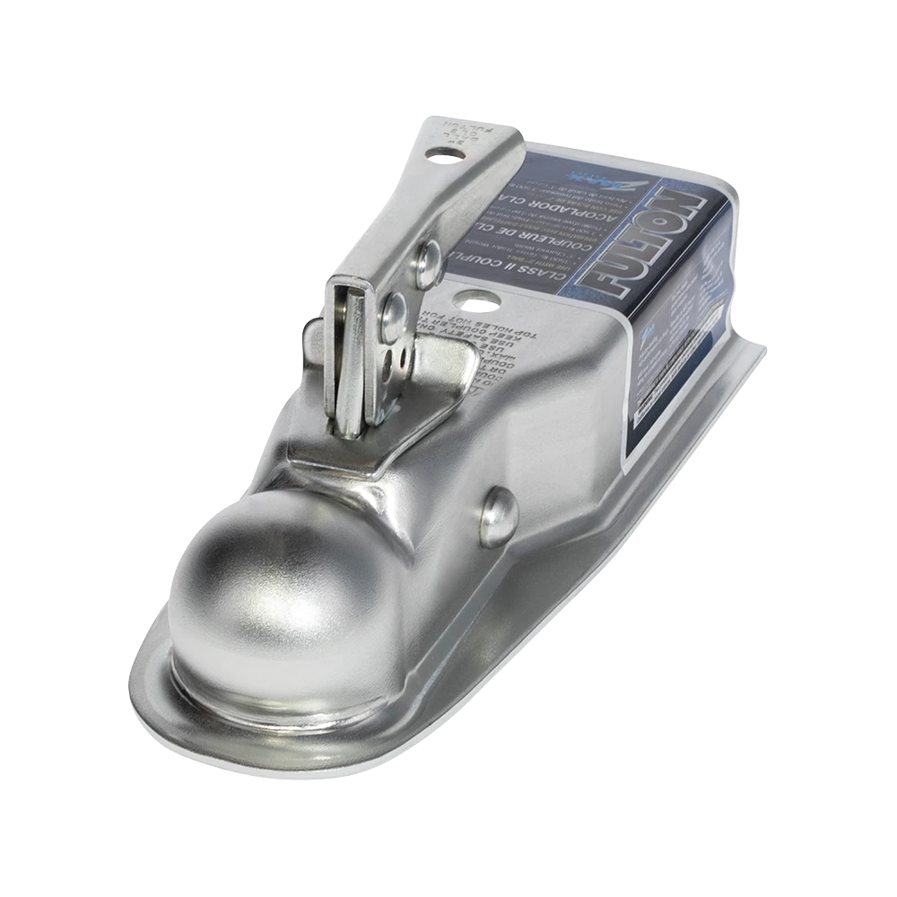 Fas-Lok zinc finish straight tongue coupler for easy trailer hookup