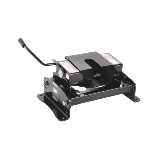 REESE 30K fifth wheel hitch, 30,000 lbs towing capacity, dual jaw, black finish
