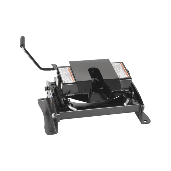 REESE 30K fifth wheel hitch, 30,000 lbs towing capacity, dual jaw, black finish