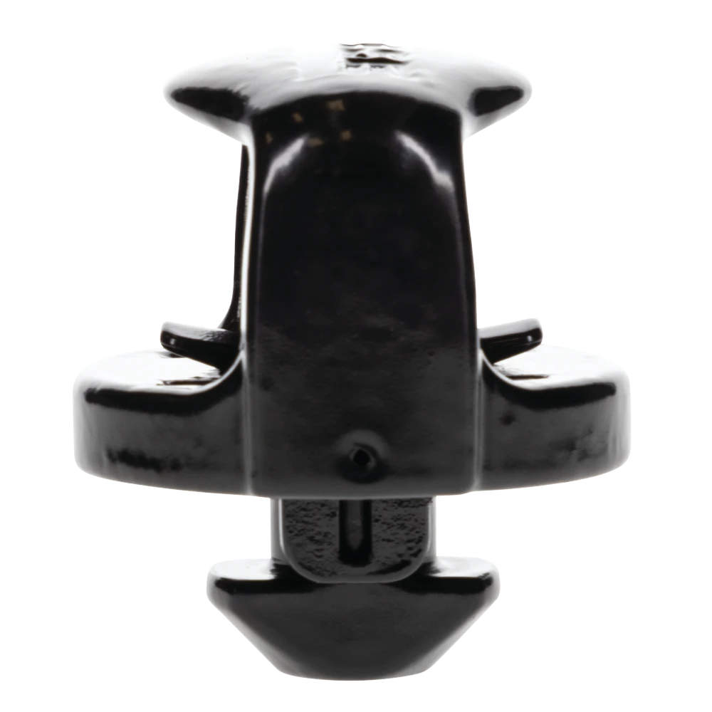 Pop-In Ball-Lever with safety chain holders and debris-resistant cover