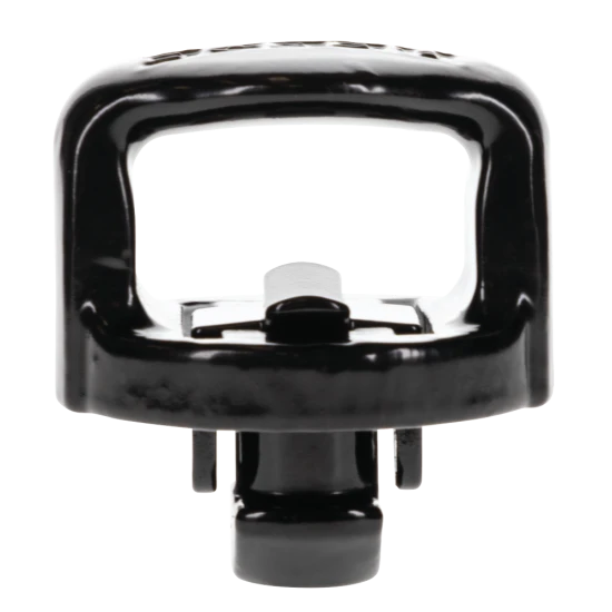 Pop-In Ball-Lever with safety chain holders and debris-resistant cover