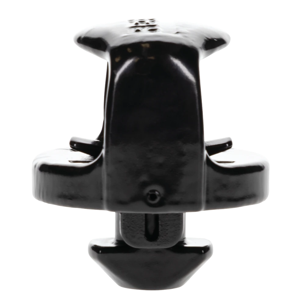 Pop-In Ball-Lever with safety chain holders and debris-resistant cover