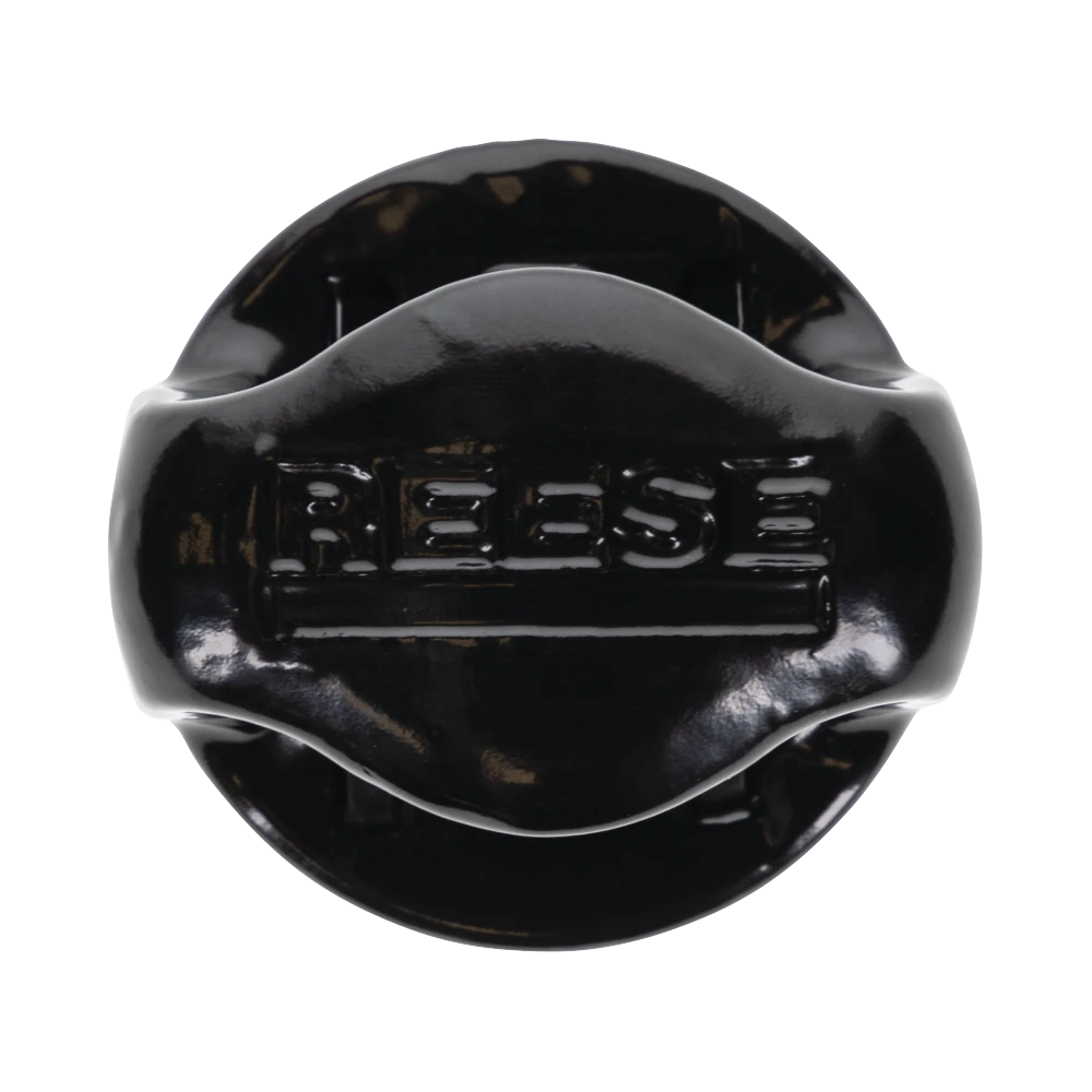 Pop-In Ball-Lever with safety chain holders and debris-resistant cover