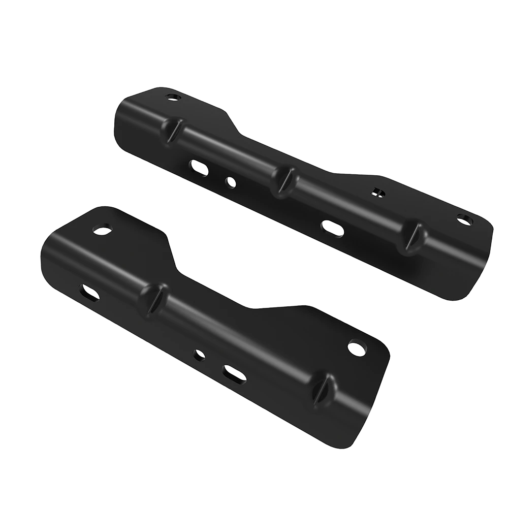 REESE towing accessories featuring a Power Puck mounting system and custom-fit brackets for fifth wheels and gooseneck hitches.