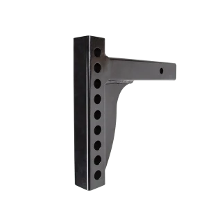 Weight distribution shank suitable for rise and drop applications, black powder coated.