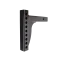 Weight distribution shank suitable for rise and drop applications, black powder coated.