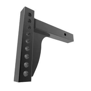 Weight distribution shank suitable for rise and drop applications, black powder coated.
