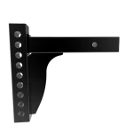 Weight distribution shank suitable for rise and drop applications, black powder coated.