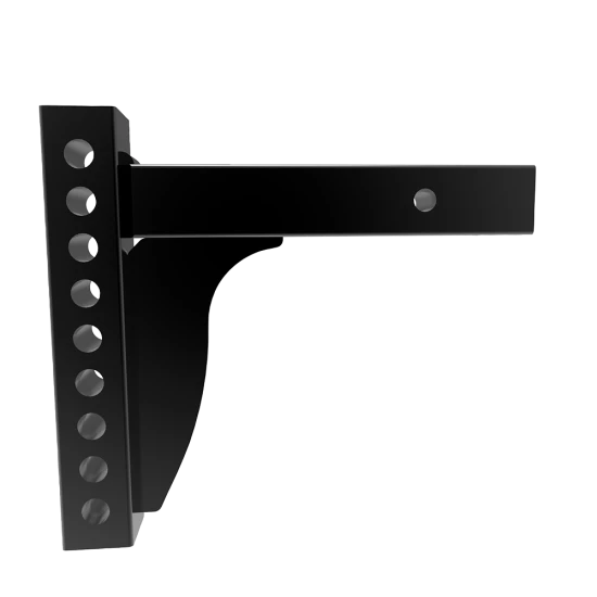 Weight distribution shank suitable for rise and drop applications, black powder coated.