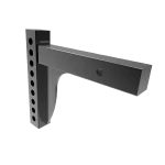 Weight distribution shank suitable for rise and drop applications, black powder coated.