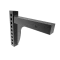 Weight distribution shank suitable for rise and drop applications, black powder coated.