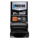 REESE draw bar with black powder coat finish fits 1-1/4 inch hitch receiver, 2,000 lbs capacity