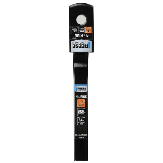 REESE draw bar in black finish, compatible with 1-1/4 inch hitch receiver, 2000 lbs capacity