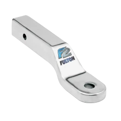 Fulton Trailer Hitch Ball Mount Fits 2 Inch Receiver 2 Inch Drop 1 Inch Rise 8000 Pounds Capacity Silver 4038188