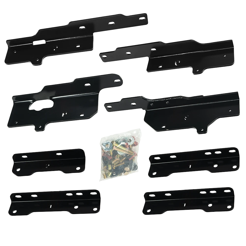 Black under-bed mounting system for 9468 Hide-A-Goose with custom fit