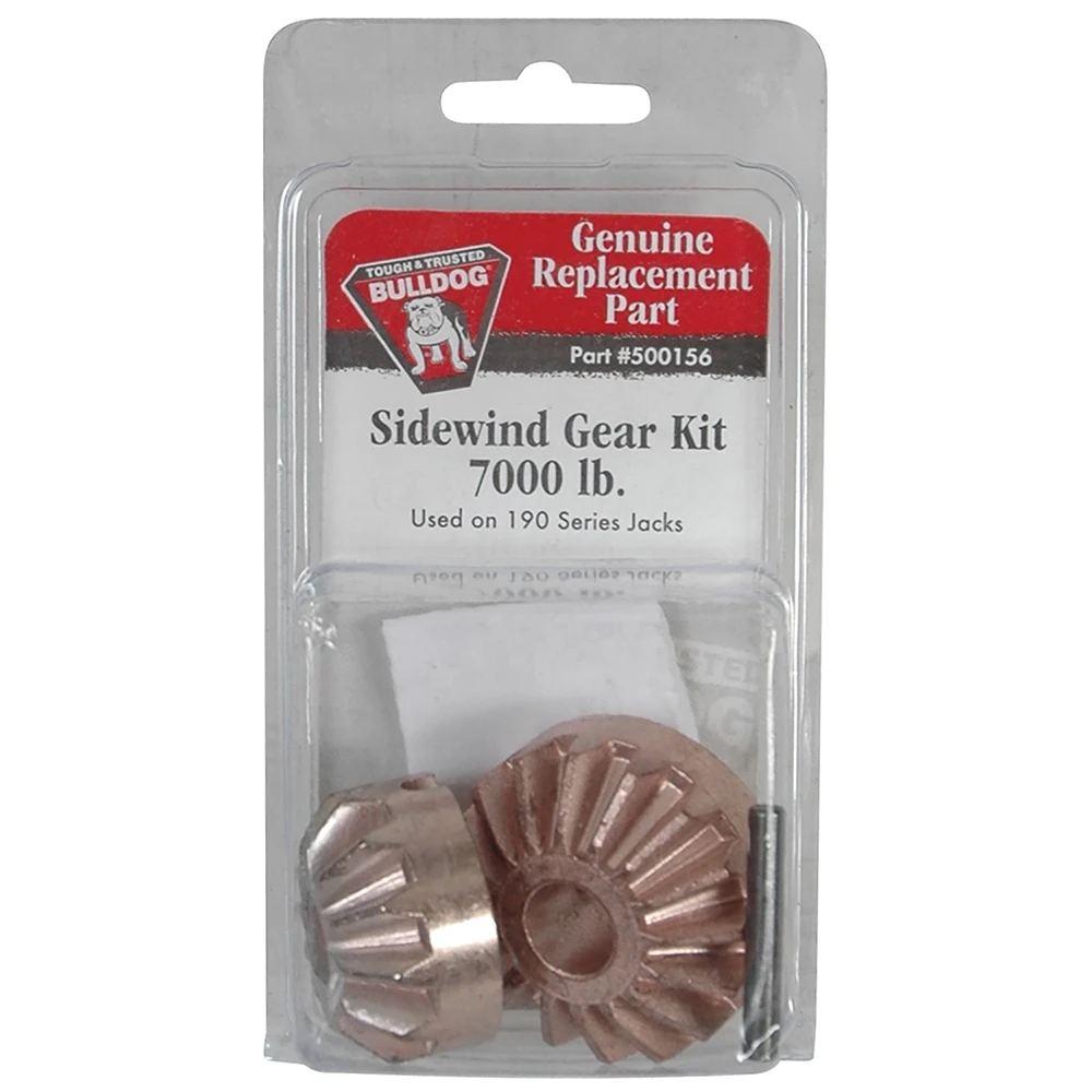 BULLDOG side gear kit for trailer jack, genuine replacement, 8000 lb capacity