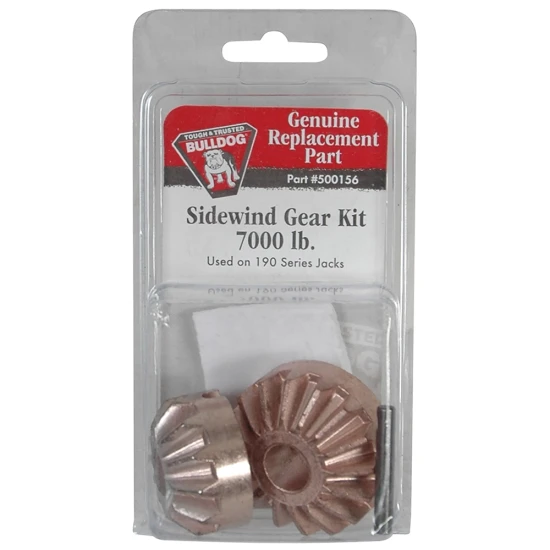 BULLDOG side gear kit for trailer jack, genuine replacement, 8000 lb capacity