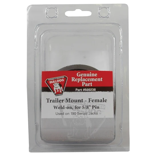 BULLDOG trailer jack weld-on female swivel mount for 190 series