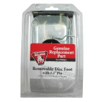 BULLDOG removable disc foot with pin used for trailer stability