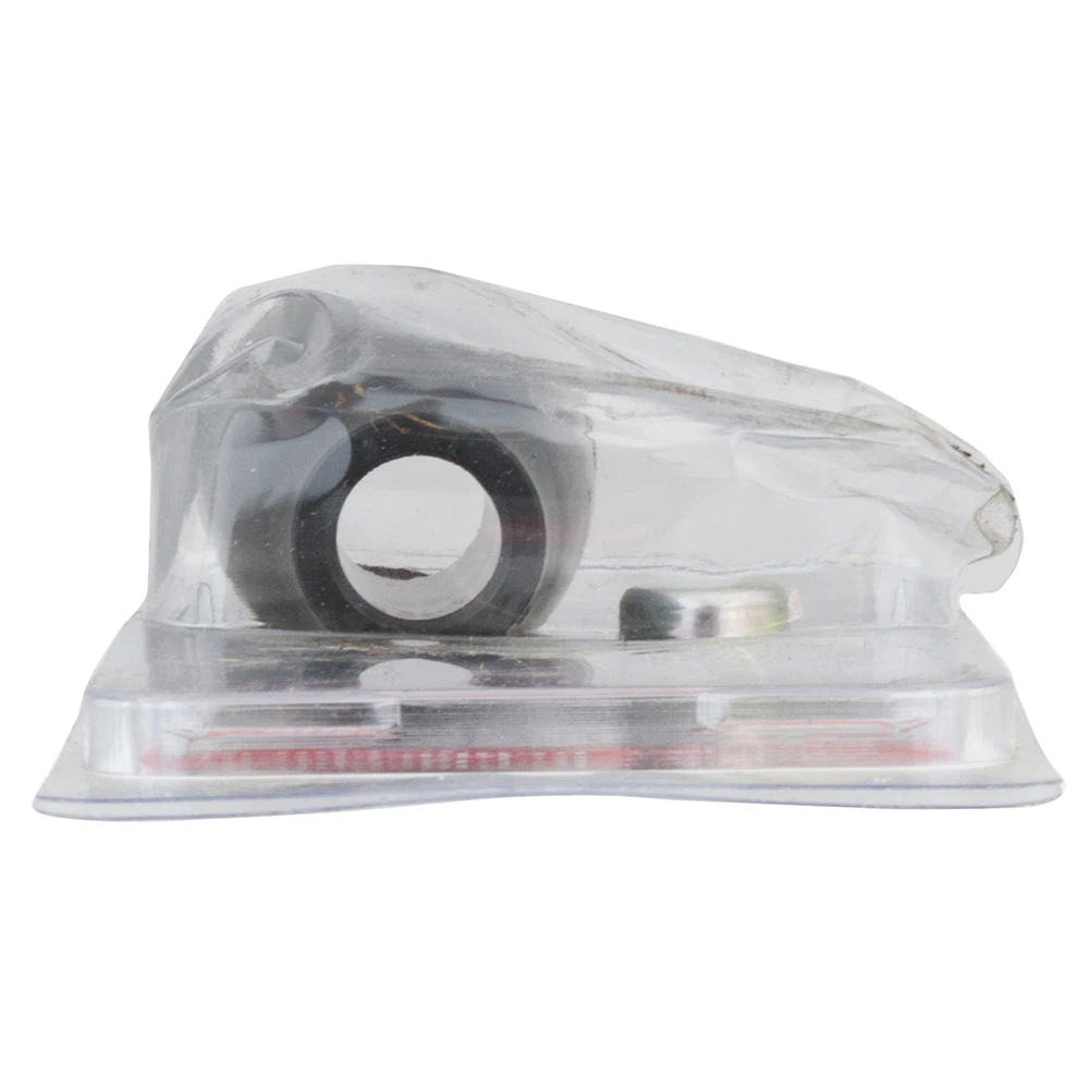 Teardrop shaped black plastic BULLDOG trailer jack crank knob with installation hardware