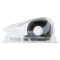 Teardrop shaped black plastic BULLDOG trailer jack crank knob with installation hardware