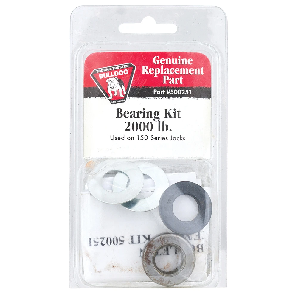 BULLDOG Bearing Kit for Series 150 Trailer Jacks Replacement BULLDOG bearing kit, genuine replacement for Series 150 trailer jacks