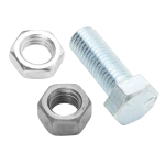 Replacement part gooseneck couplers bolt kit with jam nut, set screw and adjusting nut