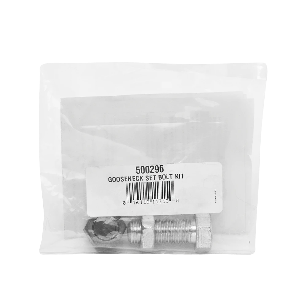Replacement part gooseneck couplers bolt kit with jam nut, set screw and adjusting nut