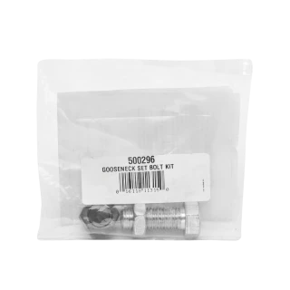 Replacement part gooseneck couplers bolt kit with jam nut, set screw and adjusting nut