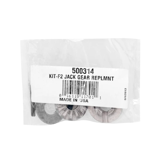 F2® Trailer Jack Replacement Gear Kit Components F2® Trailer Jack Replacement Gear Kit with Shim Washer, Pins, and Washer