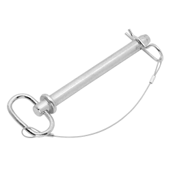 Replacement Pivot Pin 5/8 Inch x 6-1/2 Inch with Cotter Pin and Lanyard for 3 x 5 Inch by Fulton 500336