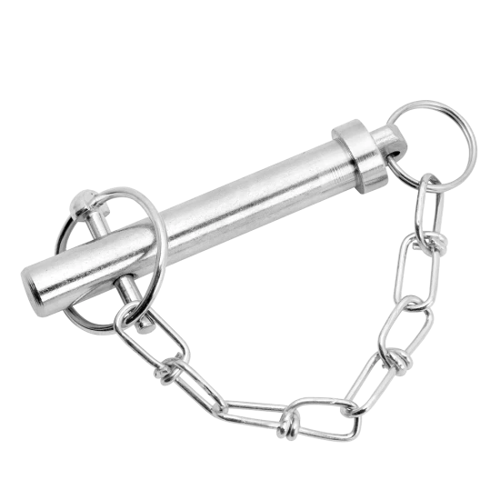 Bulldog genuine pull pin with chain for drop leg jacks, 9/16 x 2.75 inches.