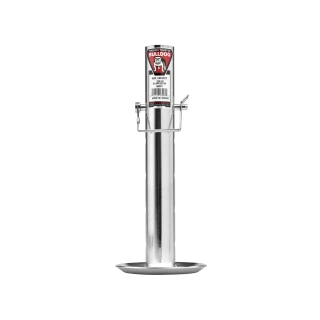 Zinc plated Bulldog drop leg fitting most A-frame jacks for trailers