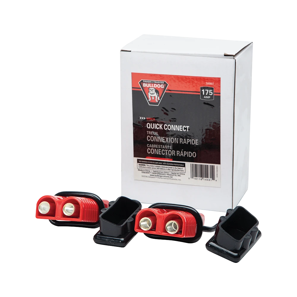 BULLDOG Electric Winch Accessory with 175 AMP Quick Connector for ATV or Utility winches
