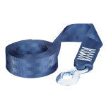 Fulton Trailer Winch Strap with Hook Blue 2 Inch x 20 Foot 501201