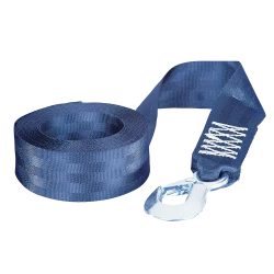 Fulton Trailer Winch Strap with Hook Blue 2 Inch x 20 Foot 501201