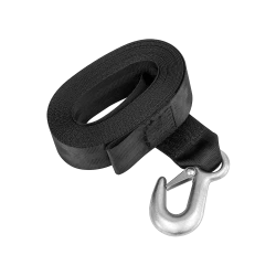 Fulton Trailer Winch Strap with Hook Black 2 Inch x 20 Foot 501202