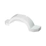 Fulton trailer fender made of HDPE for 13-inch wheels, featuring a scratch-proof design
