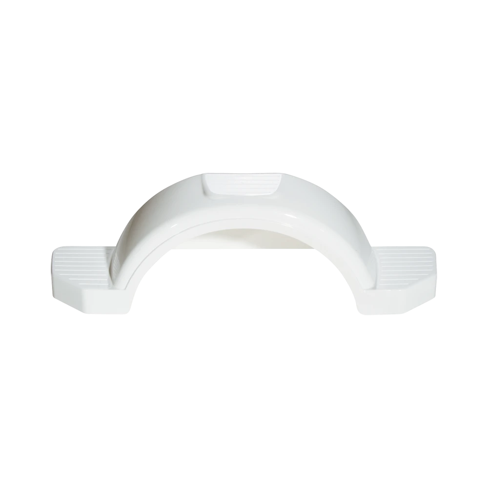 Fulton trailer fender made of HDPE for 13-inch wheels, featuring a scratch-proof design