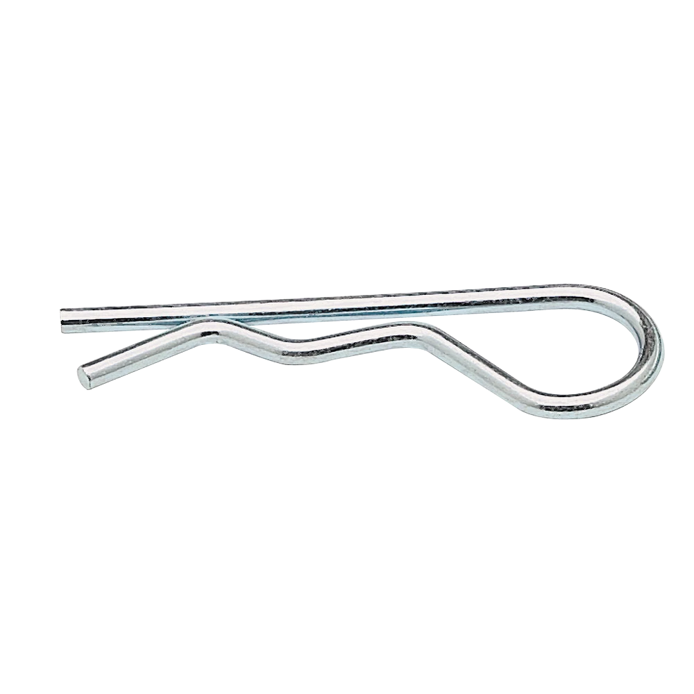 Image of standard hitch clip with pins and clips for Class I and II hitches