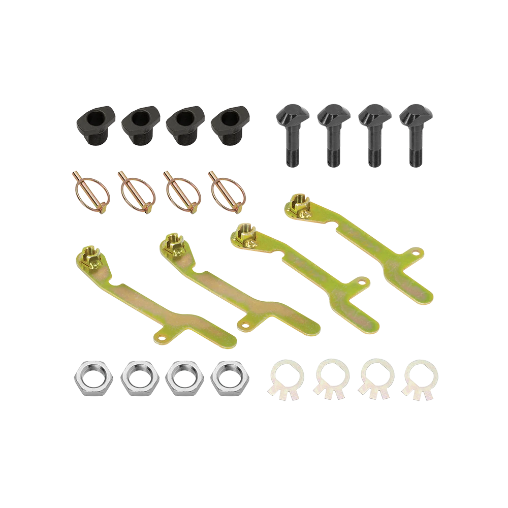 REESE fifth wheel hitch parts for tow safety, featuring clip rings and mounting rails