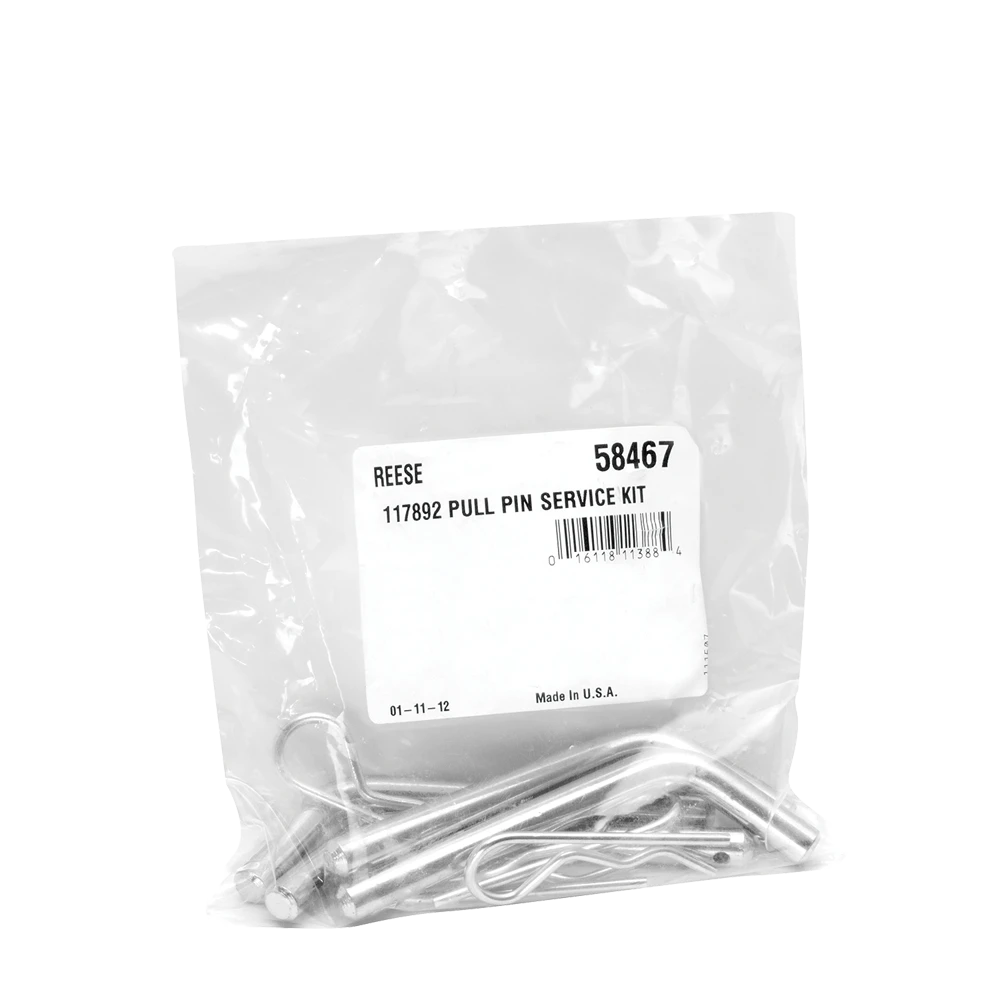 REESE replacement pins and clips set for fifth wheel mounting rail kits, ensuring safety and reliability in towing adventures.