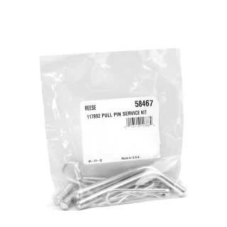 REESE replacement pins and clips set for fifth wheel mounting rail kits, ensuring safety and reliability in towing adventures.