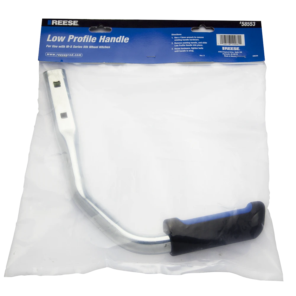 REESE M5 Low Profile Handle Assembly for fifth wheel towing safety and reliability