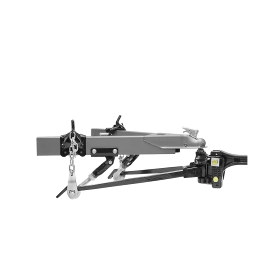 Strait-Line hitch with Dual Cam Sway Control and weight distribution system